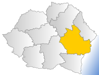 Дунэрий на карте