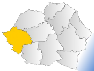 Тимиш на карте