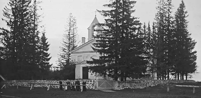 Лютеранская церковь в Малых Горках. 1911 год