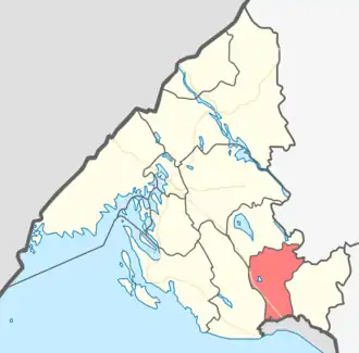 Рощинское городское поселение на карте