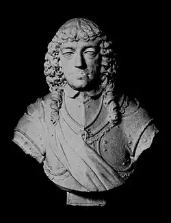 Бюст Яна II Казимира Вазы. 1651. Мрамор. Национальный музей Швеции, Стокгольм