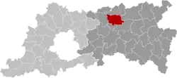 Расположение муниципалитета на карте провинции