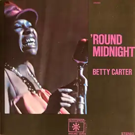 Обложка альбома Бетти Картер «’Round Midnight» (1975)