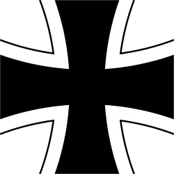 Опознавательный знак ВВС Германии с 1956 года