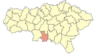 Ровенский район на карте