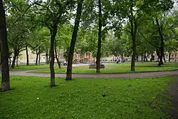 Сад Веры Слуцкой на Васильевском острове, 2009