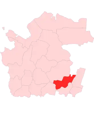 Красноборский район на карте