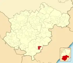 Расположение муниципалитета на карте провинции