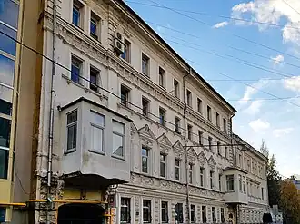 Фасад по красной линии переулка, 2018 год