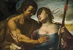 Прокрида предлагает Кефалу собаку Лелапа и копьё, которое всегда попадает в цель, в обмен на ночь любви. Между 1625 и 1661. Местонахождение неизвестно