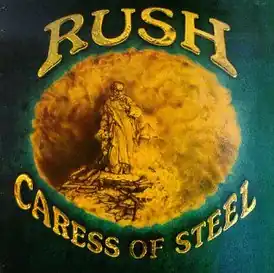 Обложка альбома Rush «Caress of Steel» (1975)