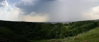 Вид на озеро летом 2006 года