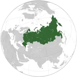 Россия на карте мира