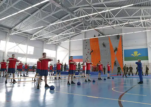 В спортивном комплексе РВВДКУ