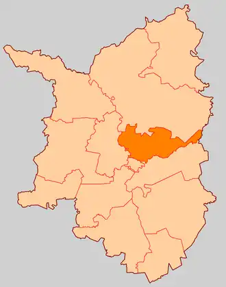 Рыбинское сельское поселение на карте