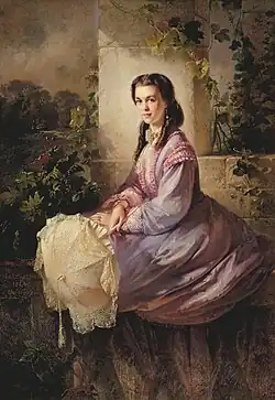 «Портрет графини С. И. Строгановой», 1864 г. Третьяковская галерея