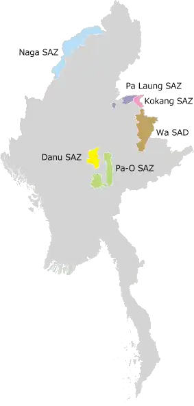 Ва (самоуправляемая зона) на карте