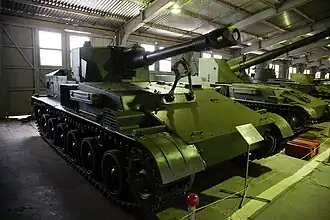 САУ СУ-152Г в Бронетанковом музее г. Кубинка.