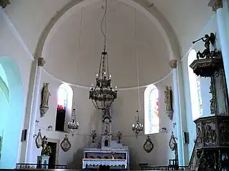 Интерьер церкви Св. Иоанна Крестителя