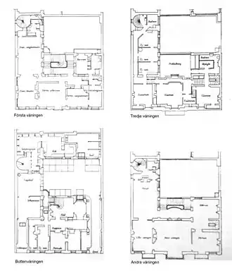 План особняка на 1899 год.