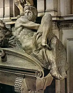 «День». Надгробие Джулиано Медичи