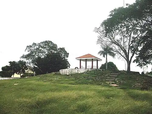 Центр посёлка Сахкаба