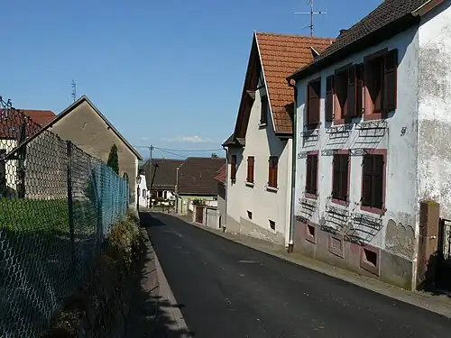 Маршрут из коммуны к подножию горы Сент-Одиль