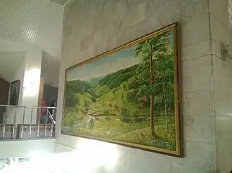 Картины в здании музея