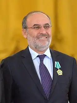 Салих Капусуз с орденом Дружбы, 2015 год