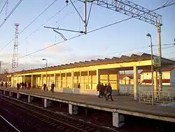 Павильон на ныне снесённой северной платформе (от Москвы), 2011 год