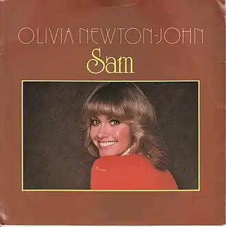 Обложка сингла Оливии Ньютон-Джон «Sam» (1977)