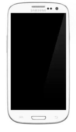 Samsung Galaxy S III цвета «белый мрамор»