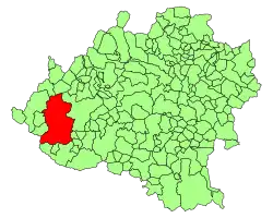 Расположение муниципалитета на карте провинции