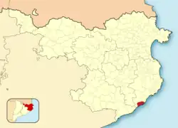 Расположение муниципалитета на карте провинции