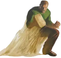 Песочный человек на варианте обложки комикса Red Goblin #3 (апрель 2023)Художник — Алекс Росс