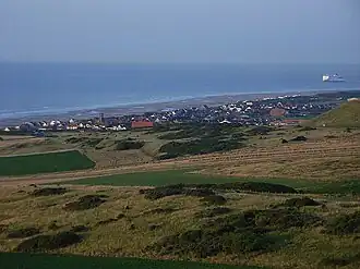 Вид на Сангатт с мыса Блан-Нез