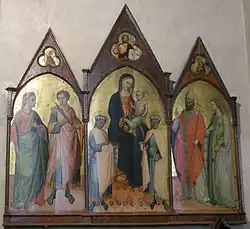 Лоренцо ди Биччи. Мадонна с Младенцем и святыми.