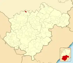 Расположение муниципалитета на карте провинции