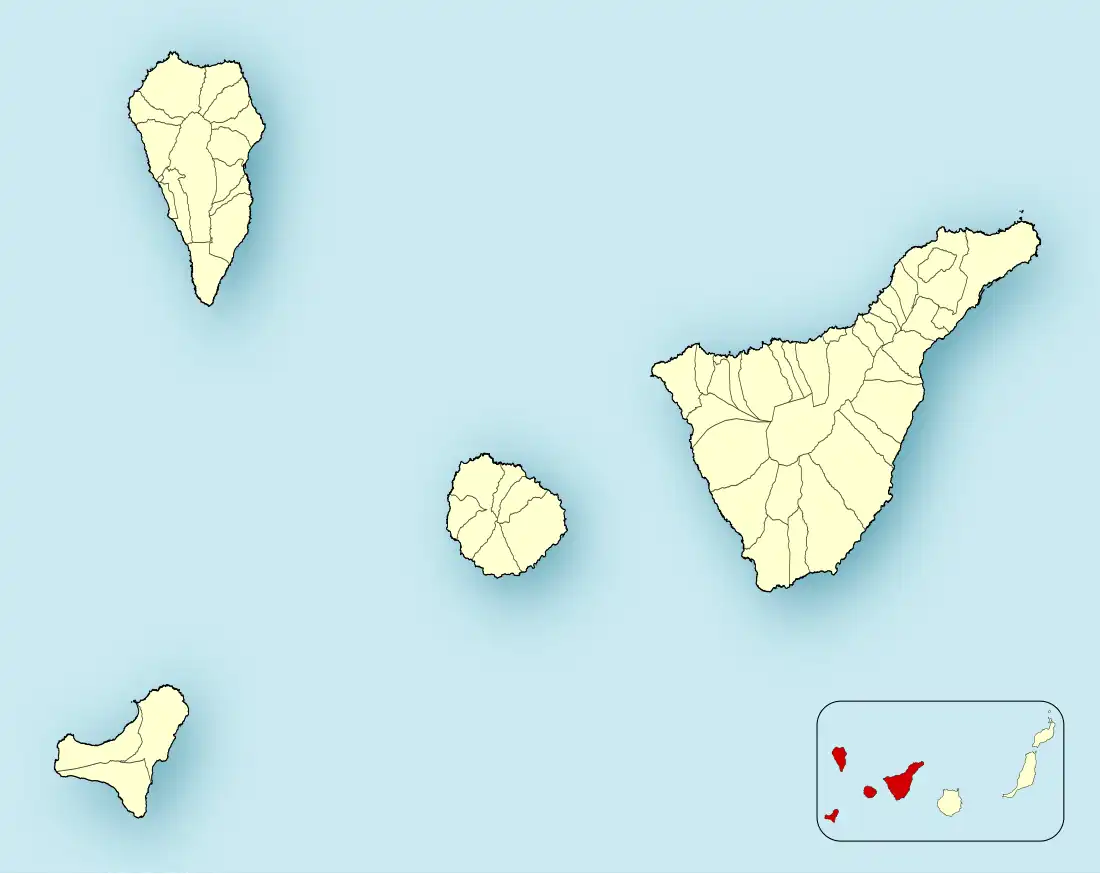 Санта-Крус-де-Тенерифе на карте