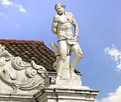 Статуя Святого Варфоломея.  Церковь Санта Мария дельи Скальци. 1672—1680