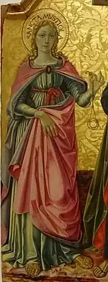 Santa Mustiola col Santo Anello (Perugia, 1476)