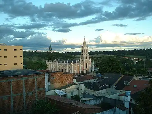 Главная церковь (igreja matriz[порт.]) муниципалитета.