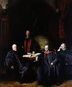 Четыре доктора (преподаватели Школы медицины университета Джонса Хопкинса: Уильям Генри Уэлч, Уильям Стюарт Холстед, Уильям Ослер и Говард Этвуд Келли)