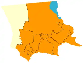 Сарысуский район на карте