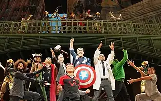 Обложка песни Адам Паскаль[англ.], Тай Тейлор[англ.], Рори Донован, Дерек Клена, Бонни Миллиган[англ.], Кристофер Зибер[англ.] и Шейна Стил[англ.] ««Спасение города»»