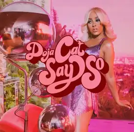 Обложка сингла Doja Cat «Say So» (2020)