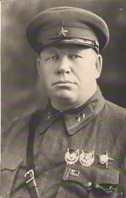 комдив А. Я. Сазонтов