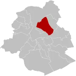 Расположение муниципалитета на карте провинции