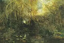 Лунная ночь в парке Пратер