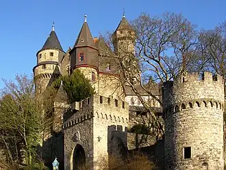 Вид замка с западной стороны